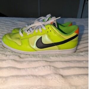 Nike Dunk Low Volt Black Total Orange Iridescent FJ4610-702 Mens 8.5 Sneakers